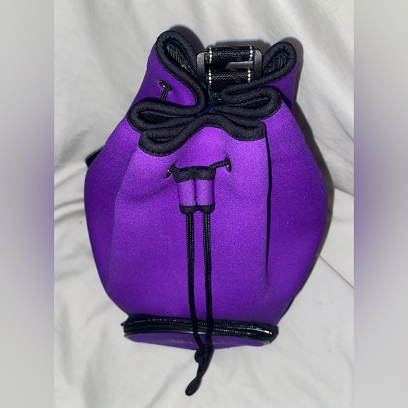 Vintage 90s Speedo Neoprene Wet Sling Backpack Expandable Bag - Picture 6 of 15